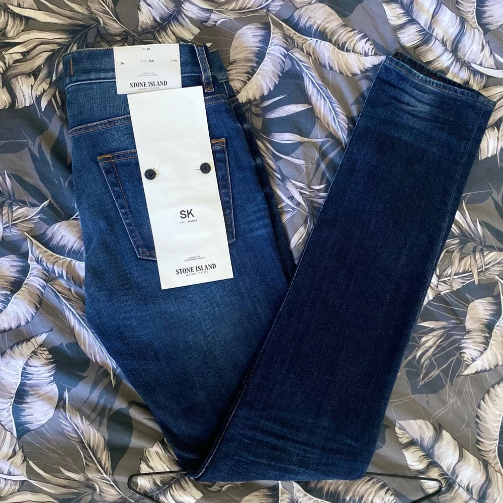 Brand new stone island men’s skinny jeans - Picture 1 of 10